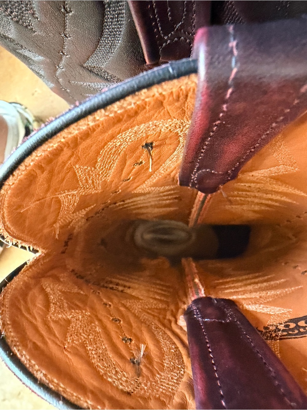 Lucchese 2000 Brown Leather Western Cowboy Boots - Women - Picture 11 of 11